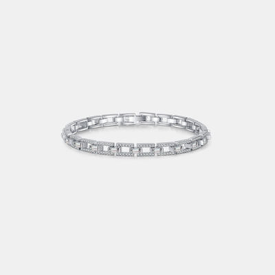 3.2 Carat Moissanite 925 Sterling Silver Bracelet